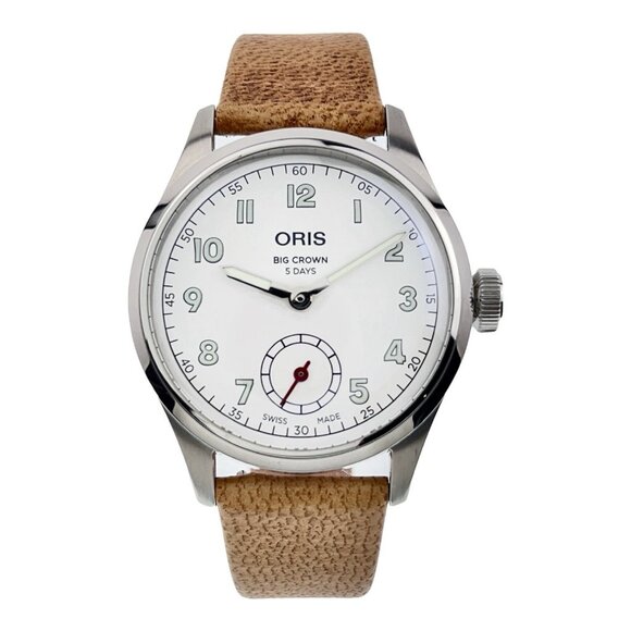 Oris Big Crown Wings of Hope Steel White Dial 40mm Automatic Mens Watch 7781 - Picture 1 of 9